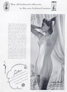 Filés Lastex (Lingerie) 1940 Artist Model, american Lady Corset, garter belts