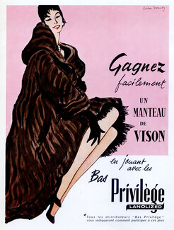 Privilège (Stockings Hosiery) 1956 Pierre Simon