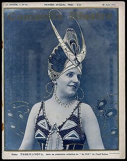 Comoedia Illustré 1911 n°18 Ballets Russes Russian Ballets, Trouhanova, Léon Bakst