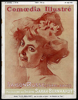 Comoedia Illustré 1911 n°15 Ballets Russes Russian Ballets, Chanel, Paquin, Gaby Deslys, 36 pages