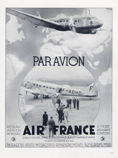 Air France 1938 E. Boudet, airplane