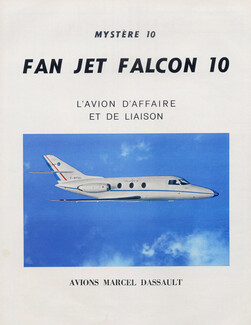 Avion Marcel Dassault 1976 Fan Jet Falcon