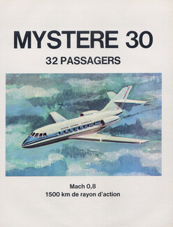 Marcel Dassault 1972 Mystere 30 Airplane