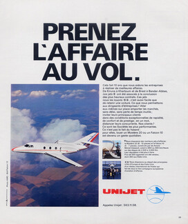Unijet (Airline) 1978 Mystere Airplane
