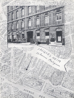 Jacques Heim 1948 Store, 15 avenue Matignon