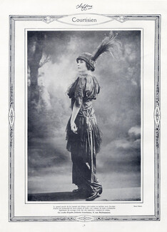 Juliette Courtisien (Couture) 1913 Photo Talbot