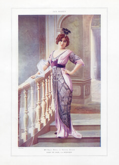 Bernard & Cie (Couture) 1912 Nelly Béryl, evening gown