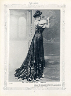 Maison Laferrière (Couture) 1906 evening gown, Photo Manuel Frères