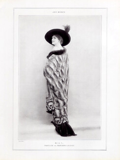 Margaine-Lacroix (Couture) 1912 Fur Coat, Photo Talbot