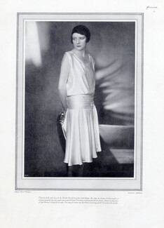 Nicole Groult (Couture) 1927 evening gown, Photo Paul O'Doyé