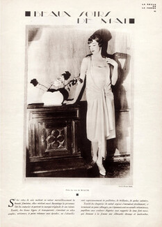 Worth 1927 evening gown