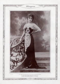Marthe Wingrove (Couture) 1913 Evening Gown, Photo Talbot