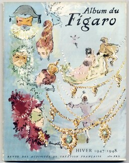 Album du Figaro 1947 N°13, Winter 1947-1948 Raymond Baumgartner, René Gruau