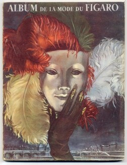 Album de la Mode du Figaro 1947 N°9, Winter 1946-1947 René Gruau, 186 pages