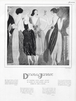 Benito 1919 Premet, Worth, Diner Dresses