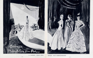Jean Patou 1939 Gala Cannes "Aux Ambassadeurs"