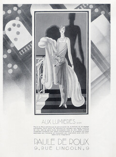 Paule de Roux (Couture) 1928 Porter Woodruff