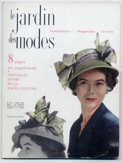 Le Jardin des Modes 1949 N°327, Legroux Soeurs, Christian Dior, Schiaparelli, Jacques Fath, Balenciaga, Robert Piguet