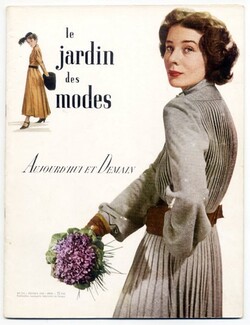 Le Jardin des Modes 1948 N°314, Jeanne Lanvin, Schiaparelli, Jacques Fath, Christian Dior, Marcelle Dormoy, Hermès, Véra Boréa, Carven