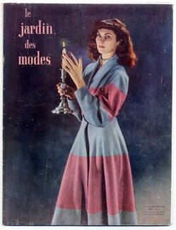 Le Jardin des Modes 1948 N°313, Mad Carpentier, Hermès, Perugia, Line Vautrin, Germaine Guérin