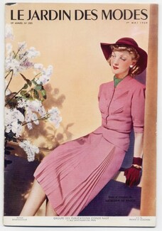Le Jardin des Modes 1939 N°280, Madeleine de Rauch, Paquin, Schiaparelli, Robert Piguet, Balenciaga, Chanel