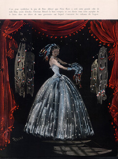 Nina Ricci (Couture) 1945 Christian Bérard "The Liberation Dress"