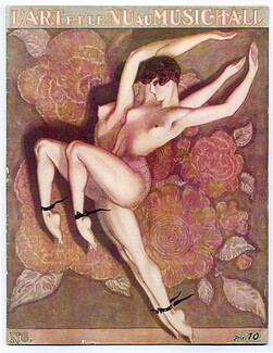 L'Art et le Nu au Music-Hall 1926, Moulin Rouge, Casino de Paris, Palace, Folies Bergère, Armand Vallée