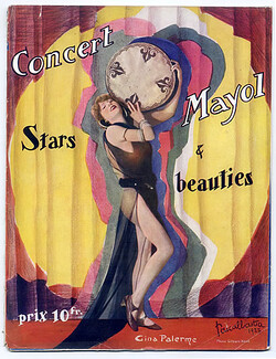 Concert Mayol 1927 "Stars & Beauties", Parisys, Gina Palerme, Damia, Germaine Lix, 28 pages