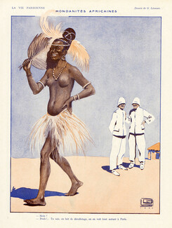 Léonnec 1921 African, Topless