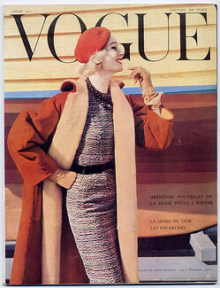 Vogue Paris 1955 August, Photo Norman Parkinson, Jacques Heim, André François