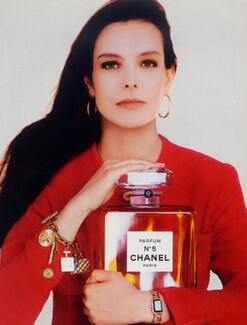 Chanel (Perfumes) 1987 N°5, Carole Bouquet