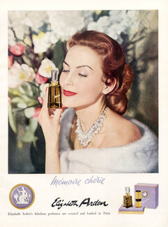 Elizabeth Arden (Perfumes) 1956 "Mémoire chérie"