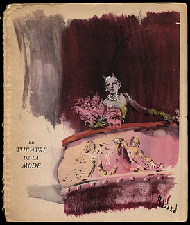 Le Théatre de la Mode Exhibition in London Catalog 1945 N°16 printed specifically for Mr. Clavelier, 136 pages