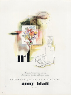 Anny Blatt (Perfumes) 1947 Louis Moles, N°1