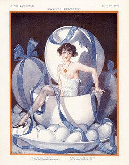 Georges Pavis 1926 Pâques Ecloses, Easter Egg