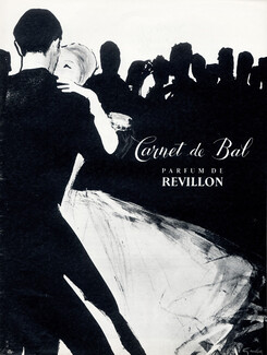 Revillon (Perfumes) 1960 Carnet de Bal, René Gruau