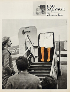 Christian Dior (Perfumes) 1968 Eau Sauvage, René Gruau