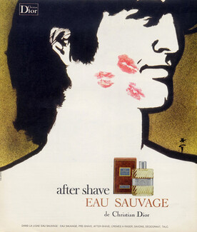 Christian Dior (Perfumes) 1973 Eau Sauvage, René Gruau