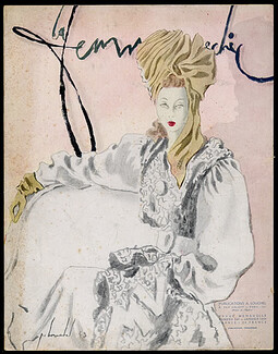 La Femme Chic 1944 January, Pierre Louchel, Madeleine Vramant, 20 pages