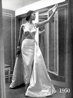 Christian Dior 1950 Evening Gown, Alla Ilchun, Photo Pottier