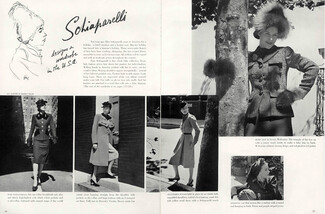 Elsa Schiaparelli Designs a wardrobe in the U.S.A 1940