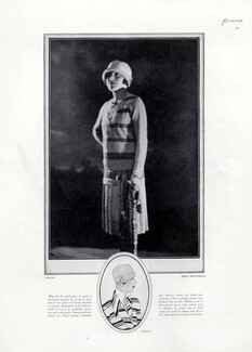 Chanel (Couture) 1925 Caroline Reboux, Photo Paul O'Doyé