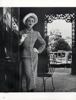 Balenciaga (Couture) 1949 Photo Philippe Pottier