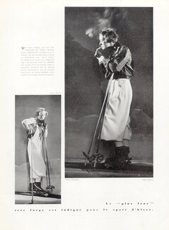 Véra Boréa (Couture) 1933 Vera Borea herself wearing her own creations, Boris Lipnitzki