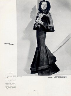 Germaine Lecomte (Couture) 1939 Dognin, Photo Studio Franz