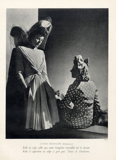 Lucile Manguin (Couture) 1945 Ducharne, Photo Philippe Pottier