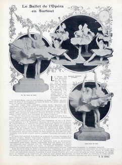 Grégoire Calvet 1910s "Le ballet de l'Opéra" Manufacture de Sèvres, dancer