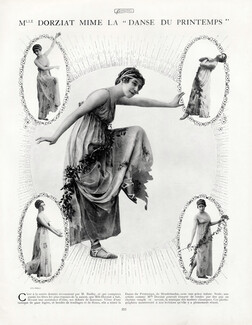 Gabrielle Dorziat 1912 "La Danse du Printemps"
