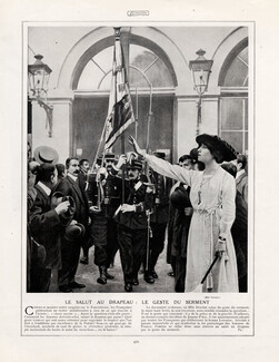 Gabrielle Dorziat 1914 "Le Salut du Drapeau"