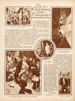 Les Fratellini (La Violettera) 1925 Cirque d'Hiver, Les Peintres du Cirque" Naudin, Dreyfus-Stern, Lagar, Léveillé, Jules Joëts